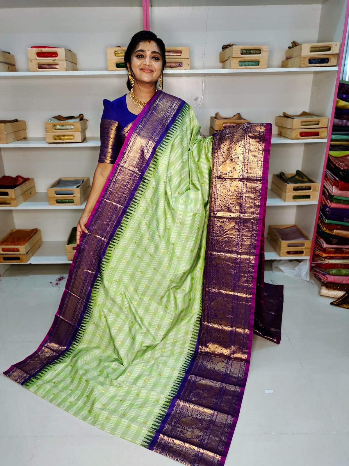 Primeme gadwal silk saree