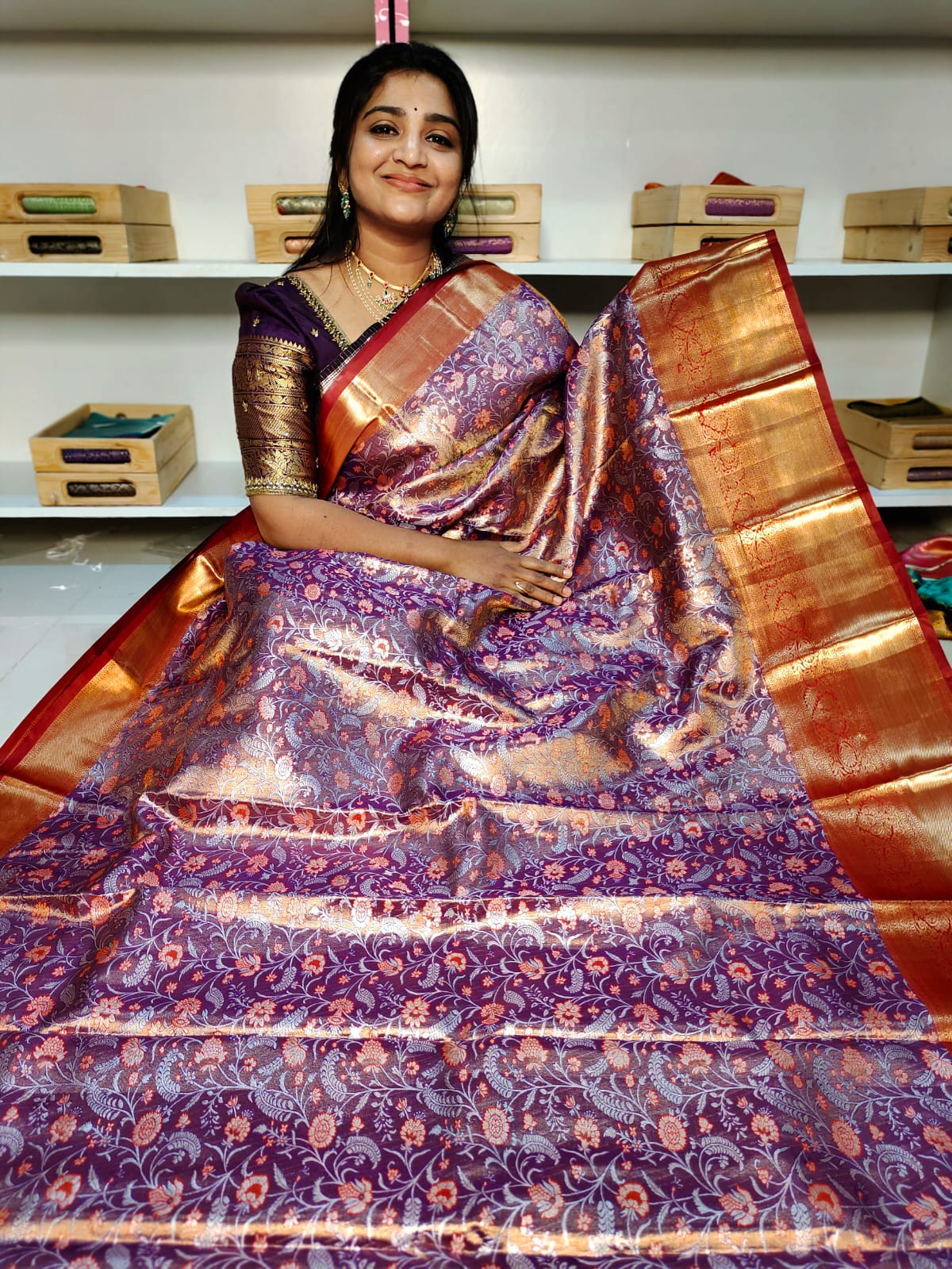 90% ఆఫర్ కంచి పట్టు సేకరణ