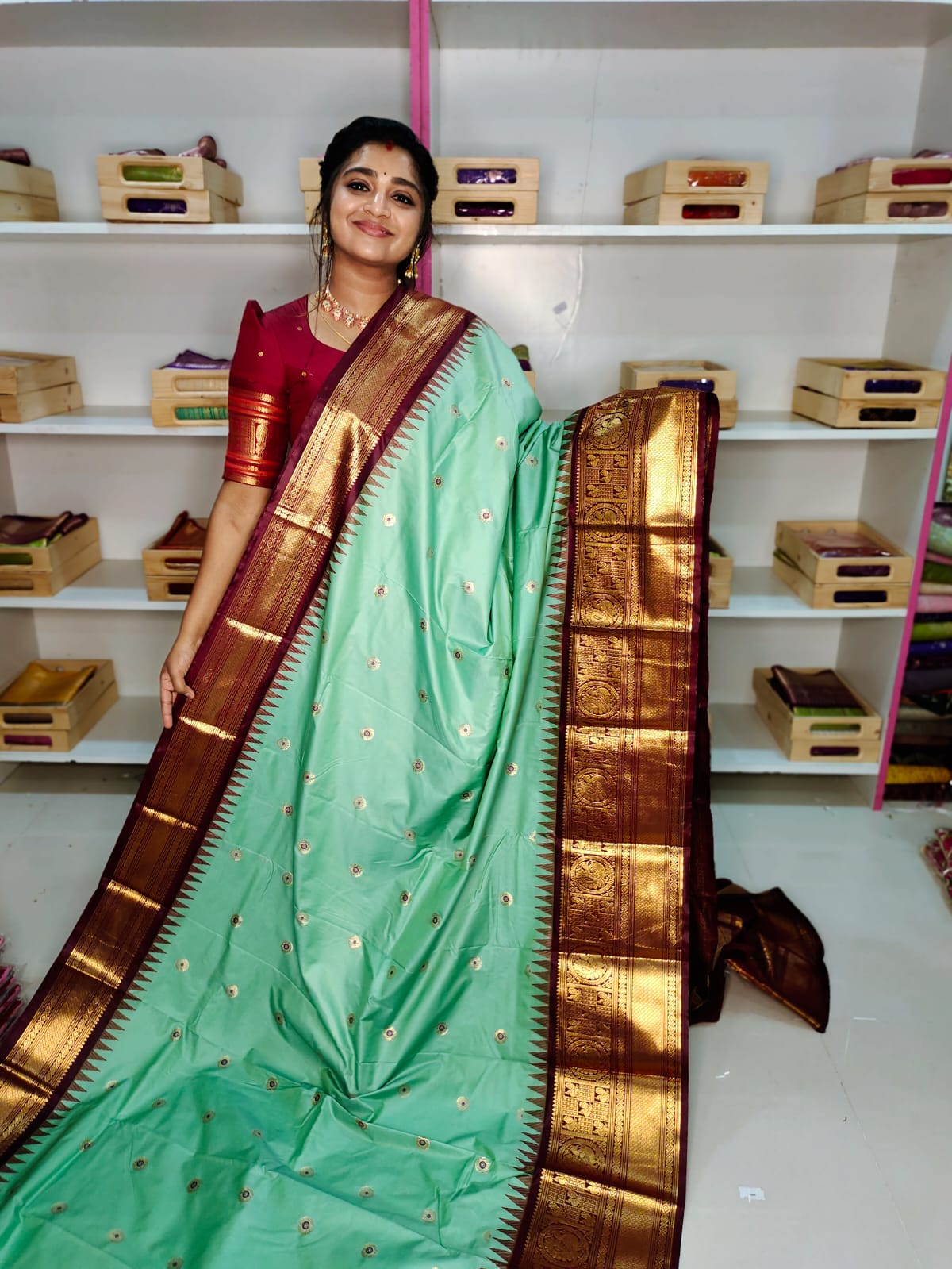 Primeme gadwal silk saree
