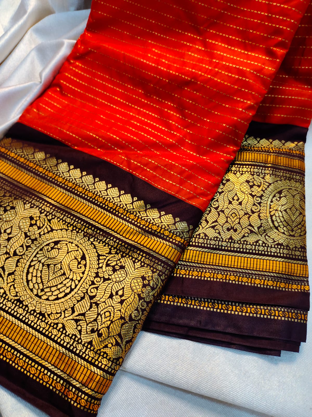 Vintage gadwal silk