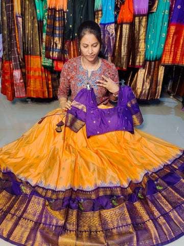 Gadwal sale lehangas