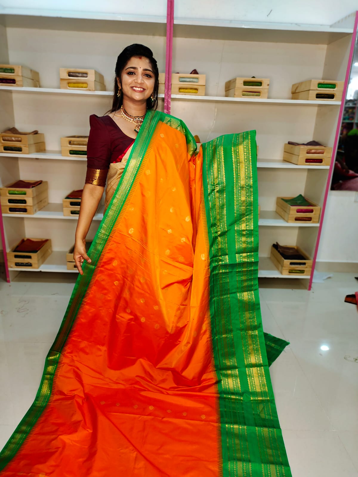 50% offer gadwal silk sarees