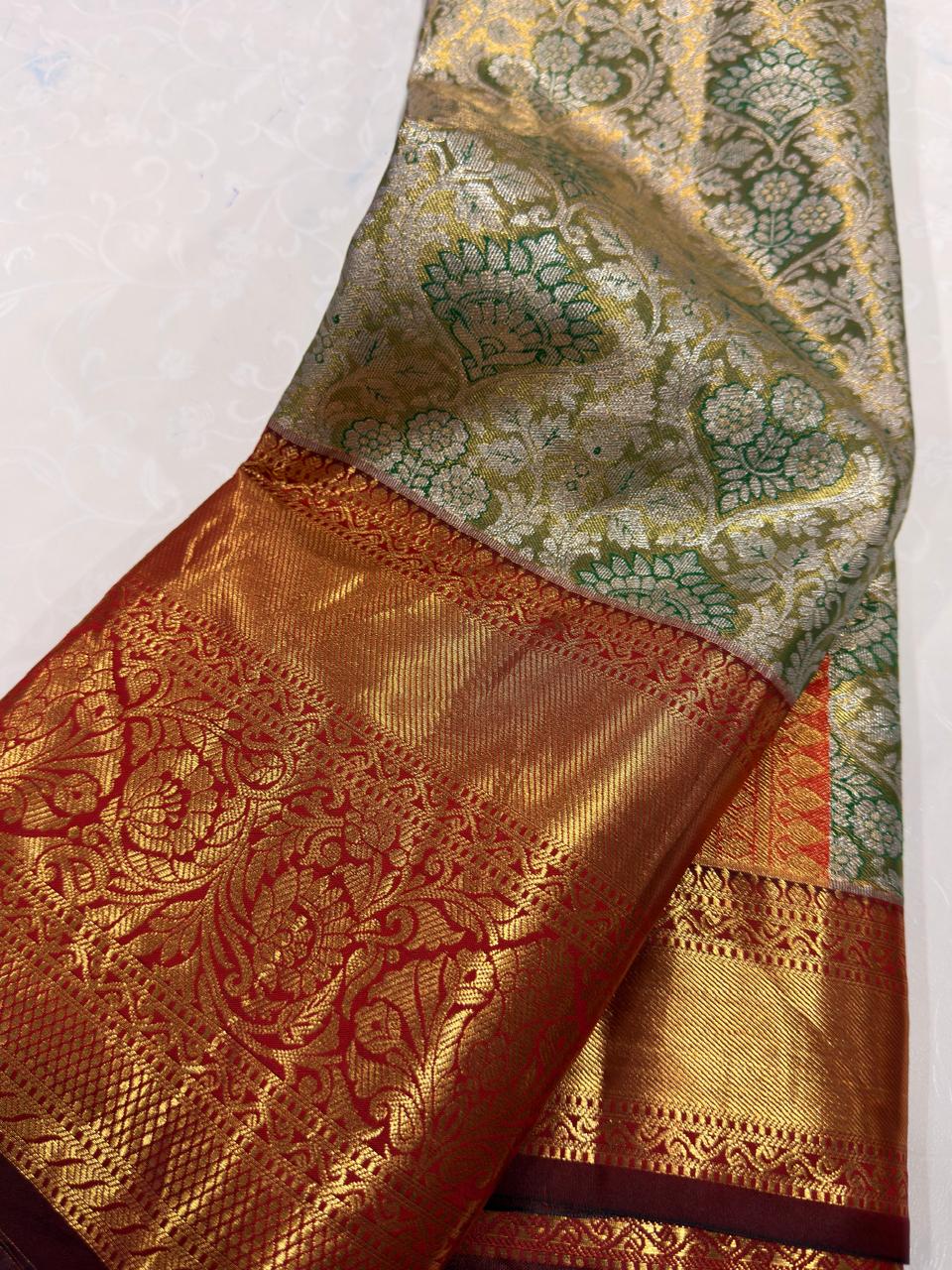 90% offer Kanchi pattu collection
