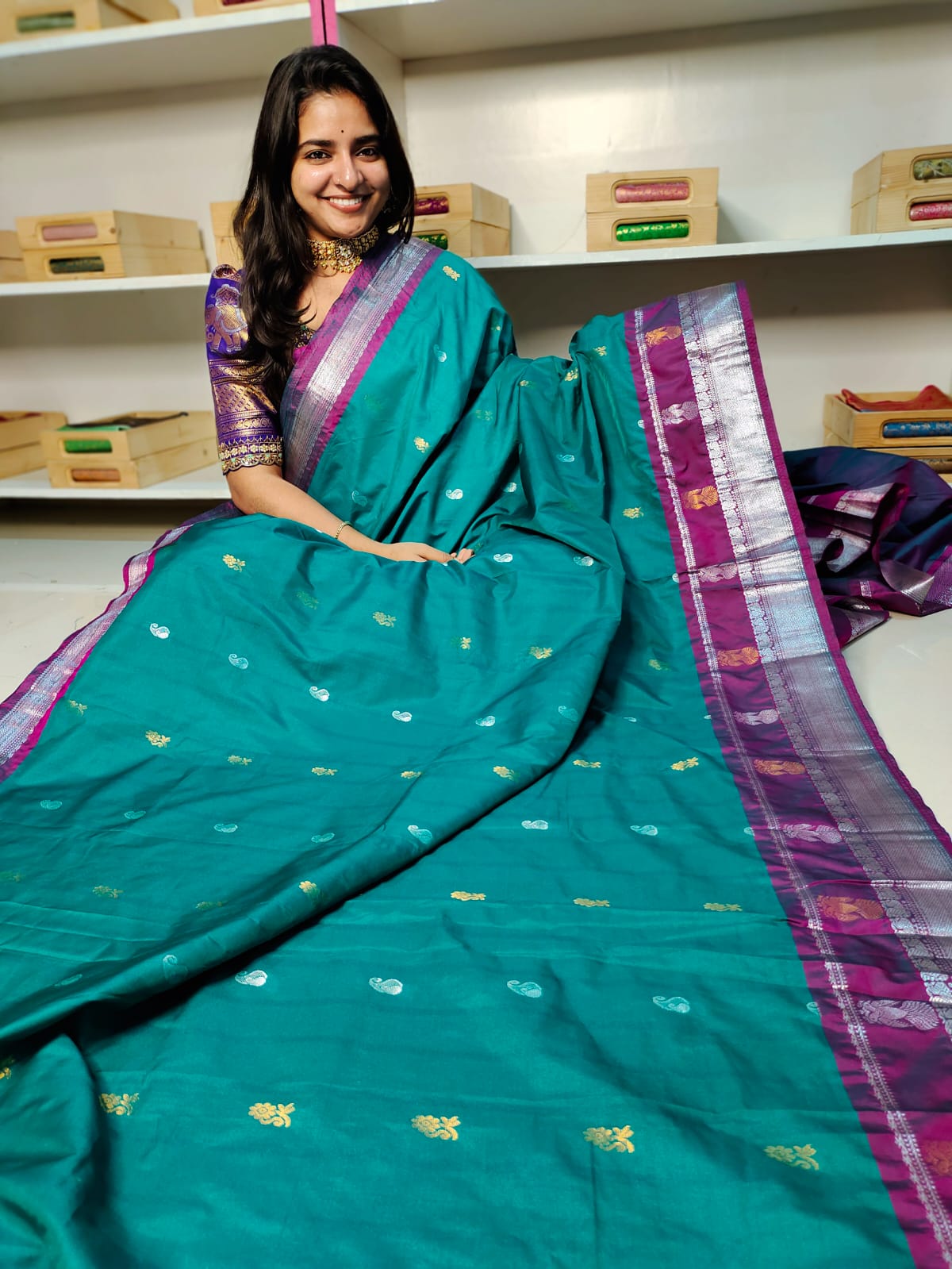 50% offer gadwal silk saree