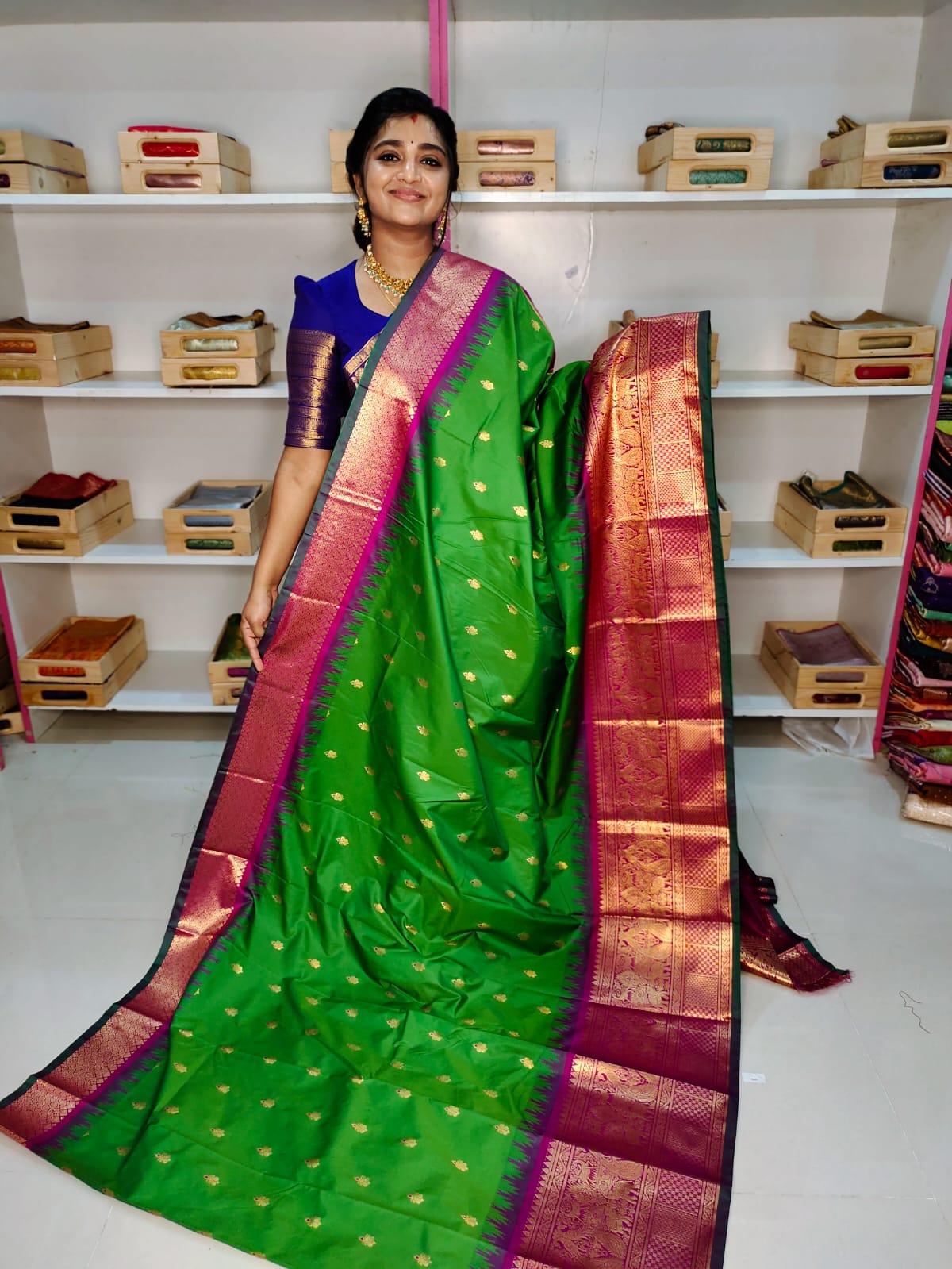 Primeme gadwal silk saree