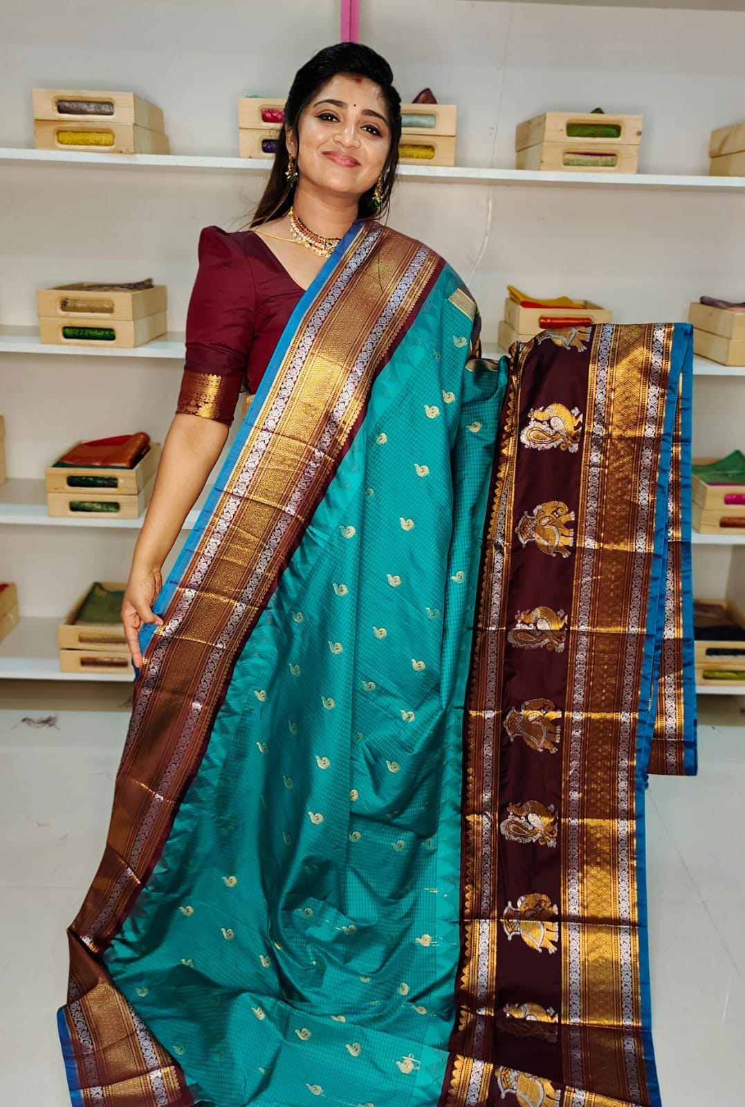 50% offer gadwal silk saree