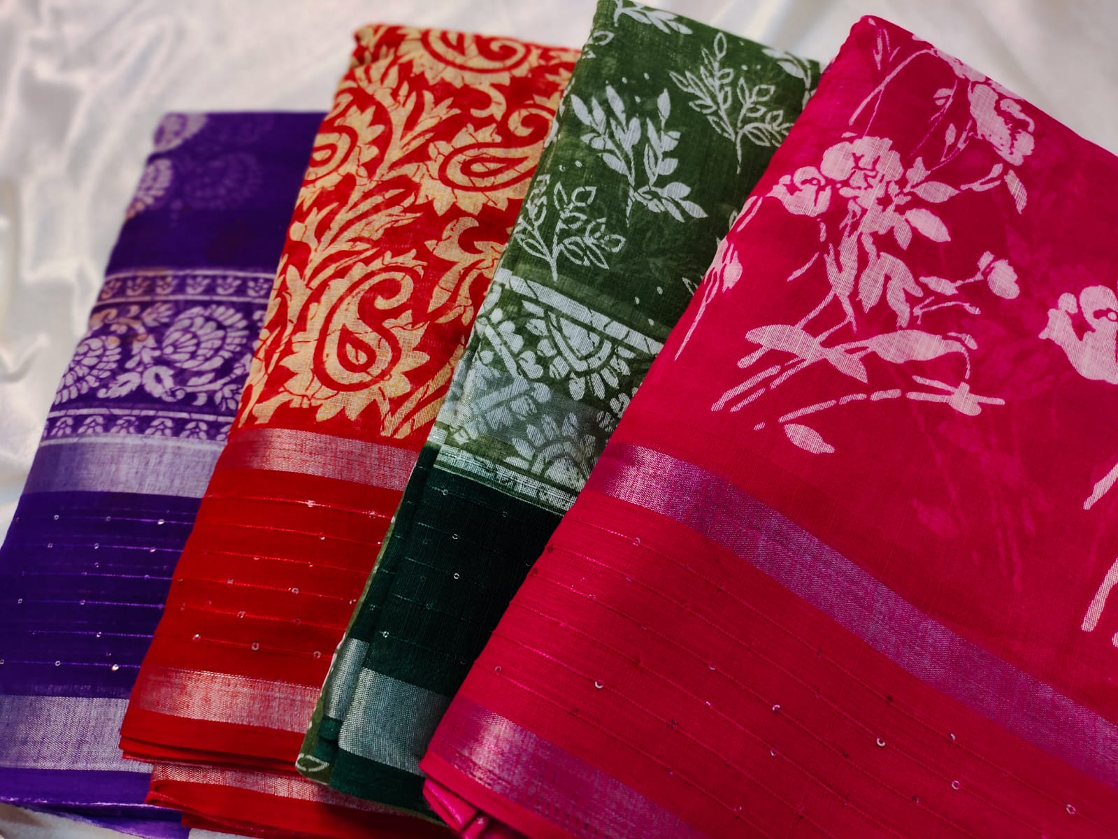 1+3 dola silk saree