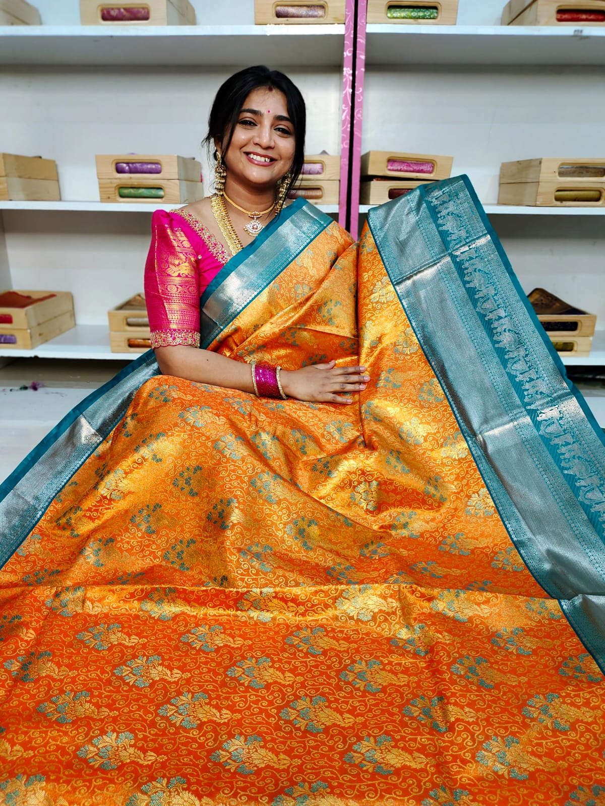 90% offer Kanchi pattu collection