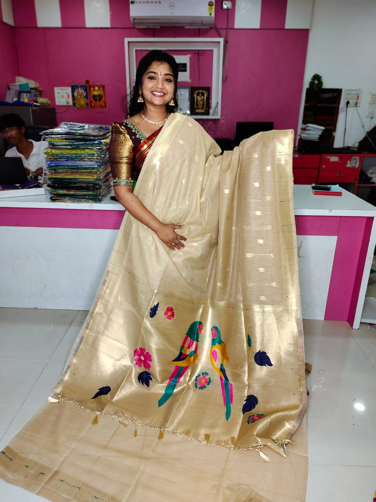 Jamdani cottone saree