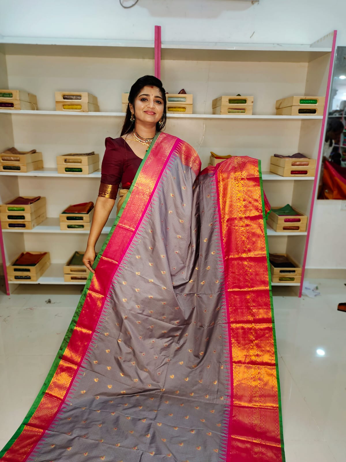 50% offer gadwal silk sarees