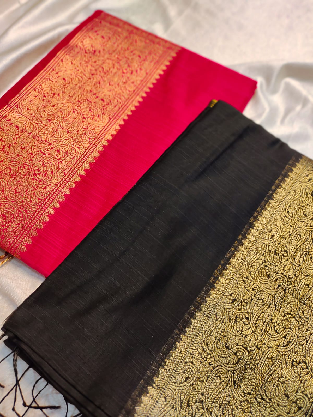 1+1 Chanderi silk