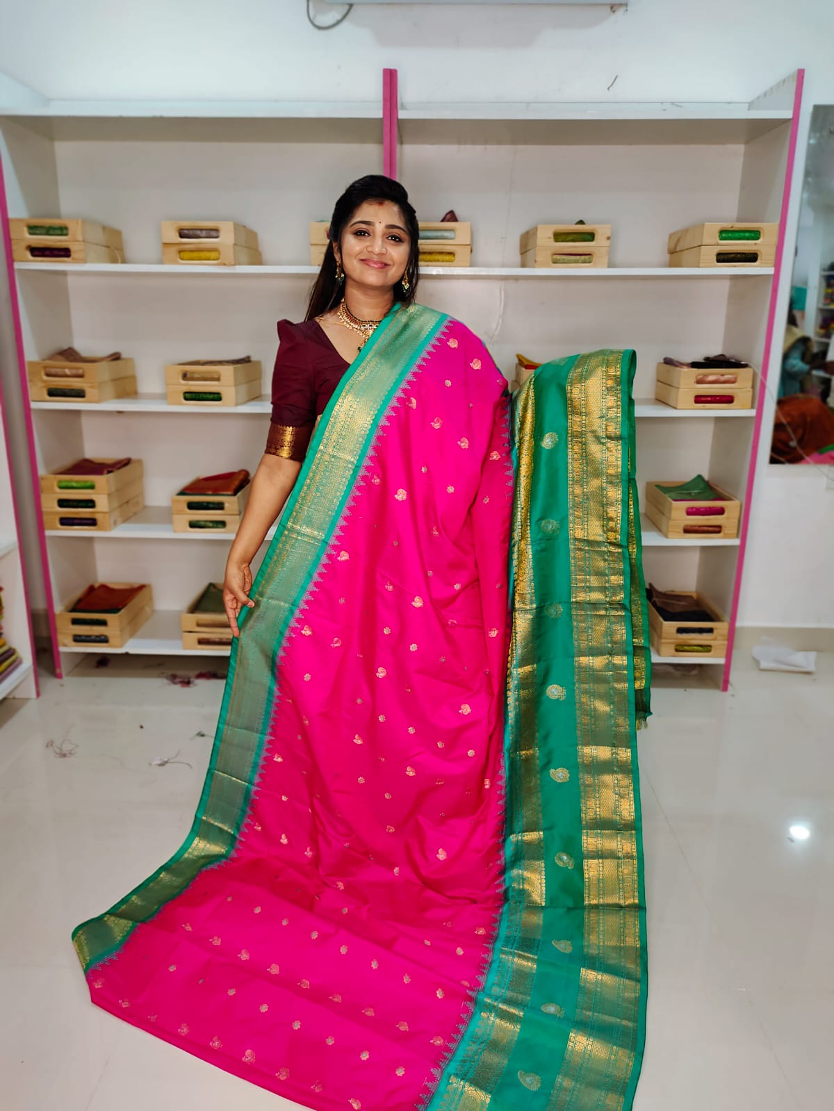 50% offer gadwal silk sarees