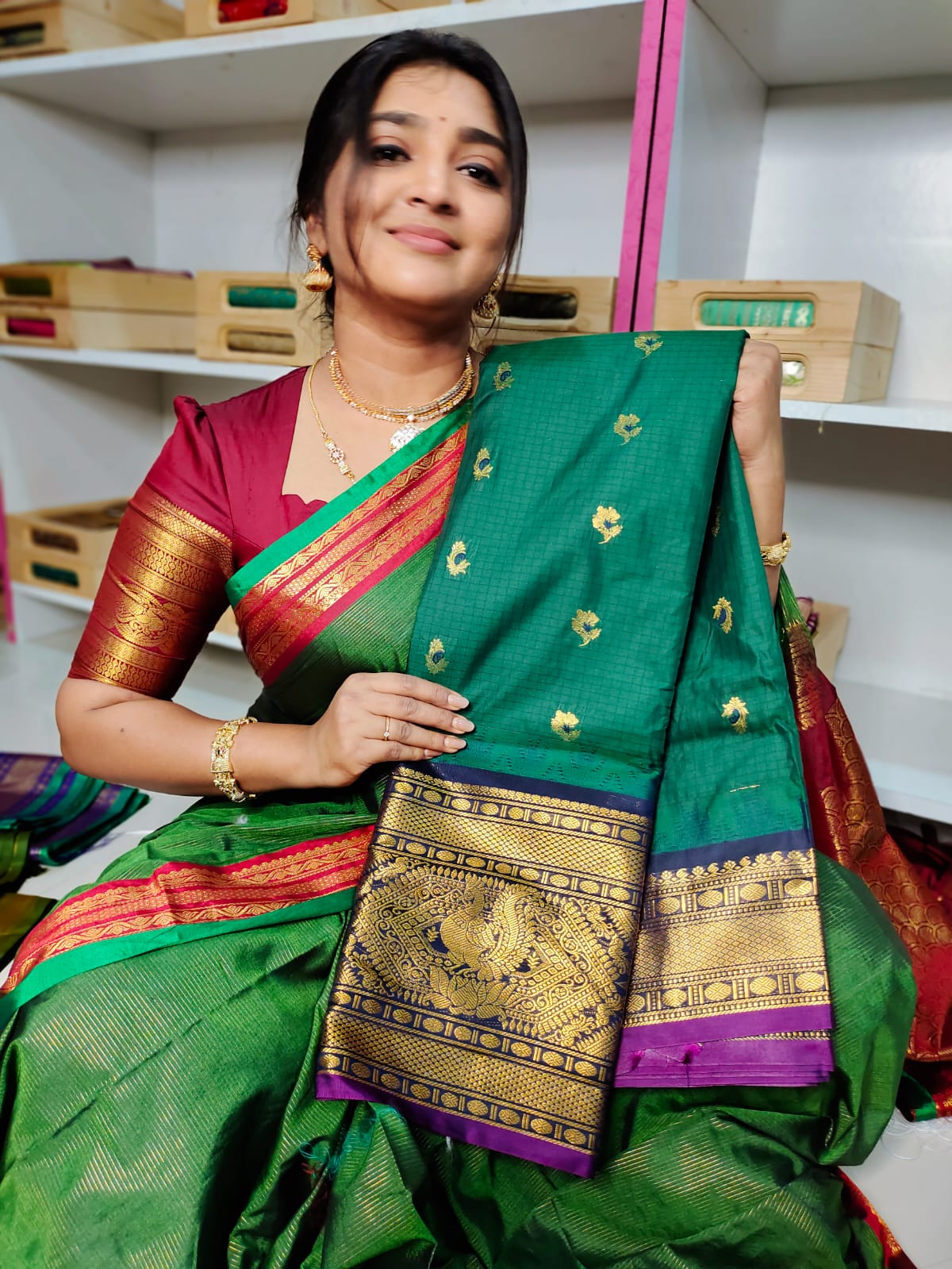 Vintage gadwal silk