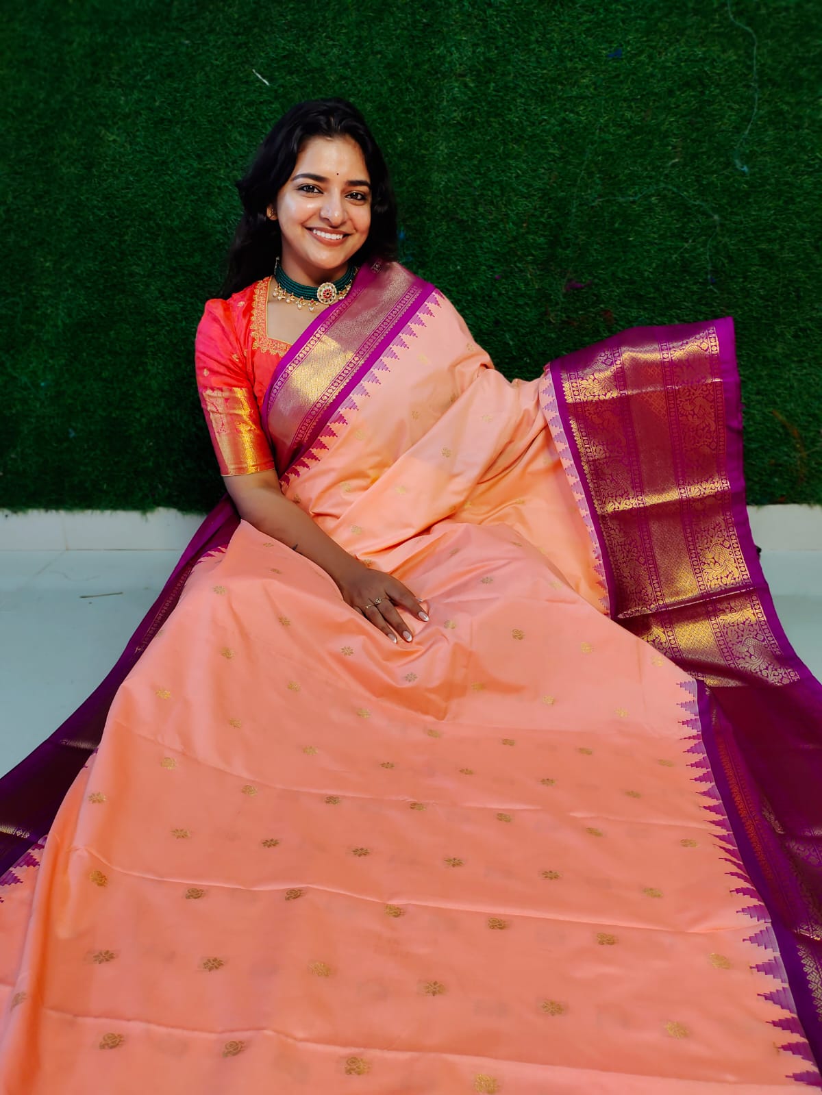 Vitange gadwal silk saree