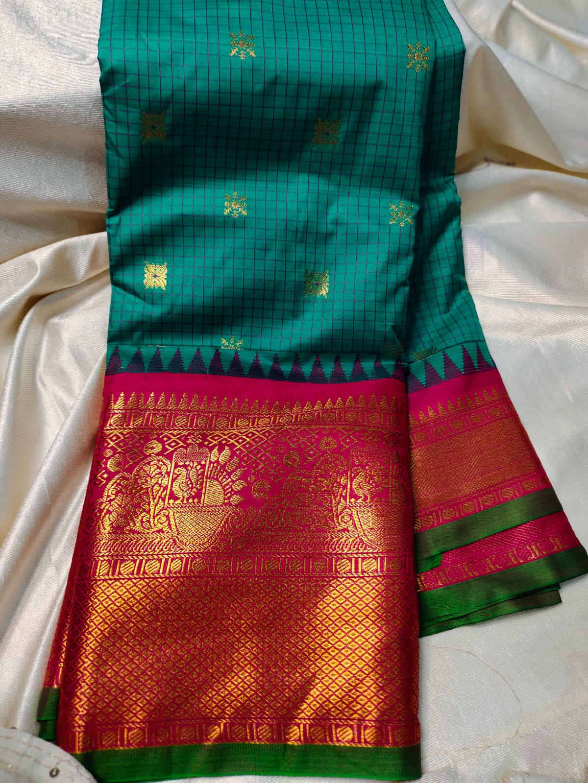 Vintage gadwal silks