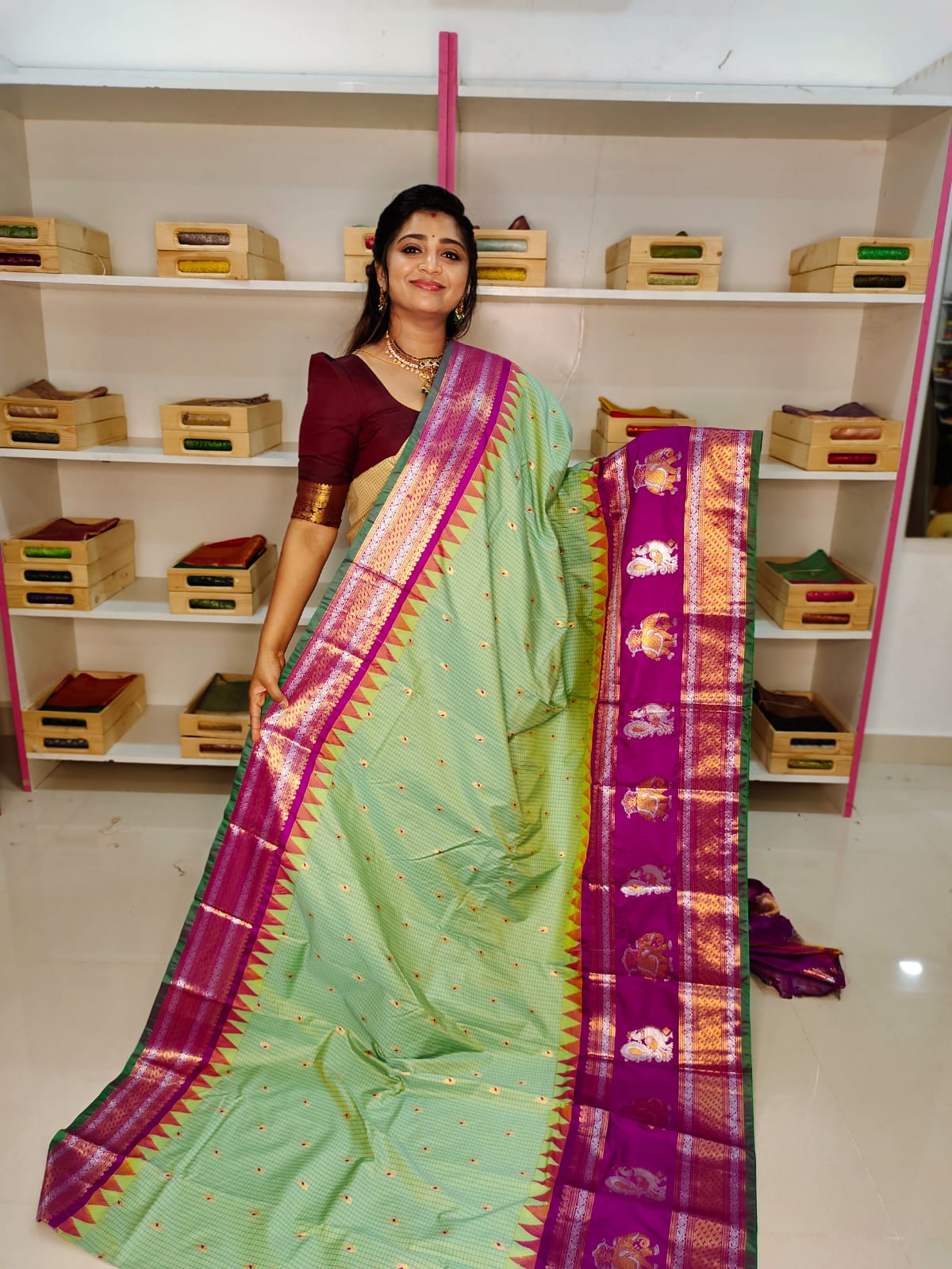 50% offer gadwal silk sarees