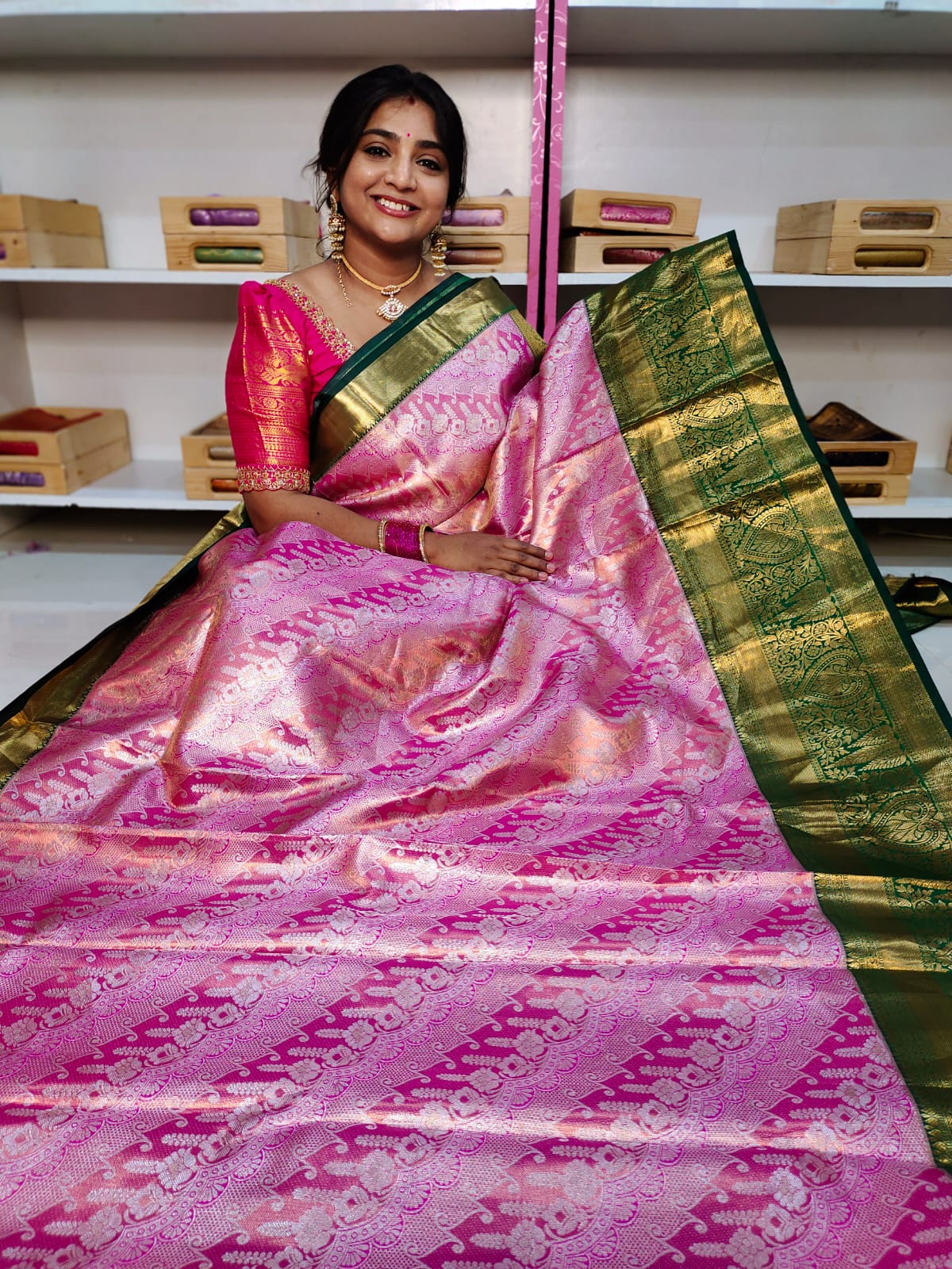 90% offer Kanchi pattu collection