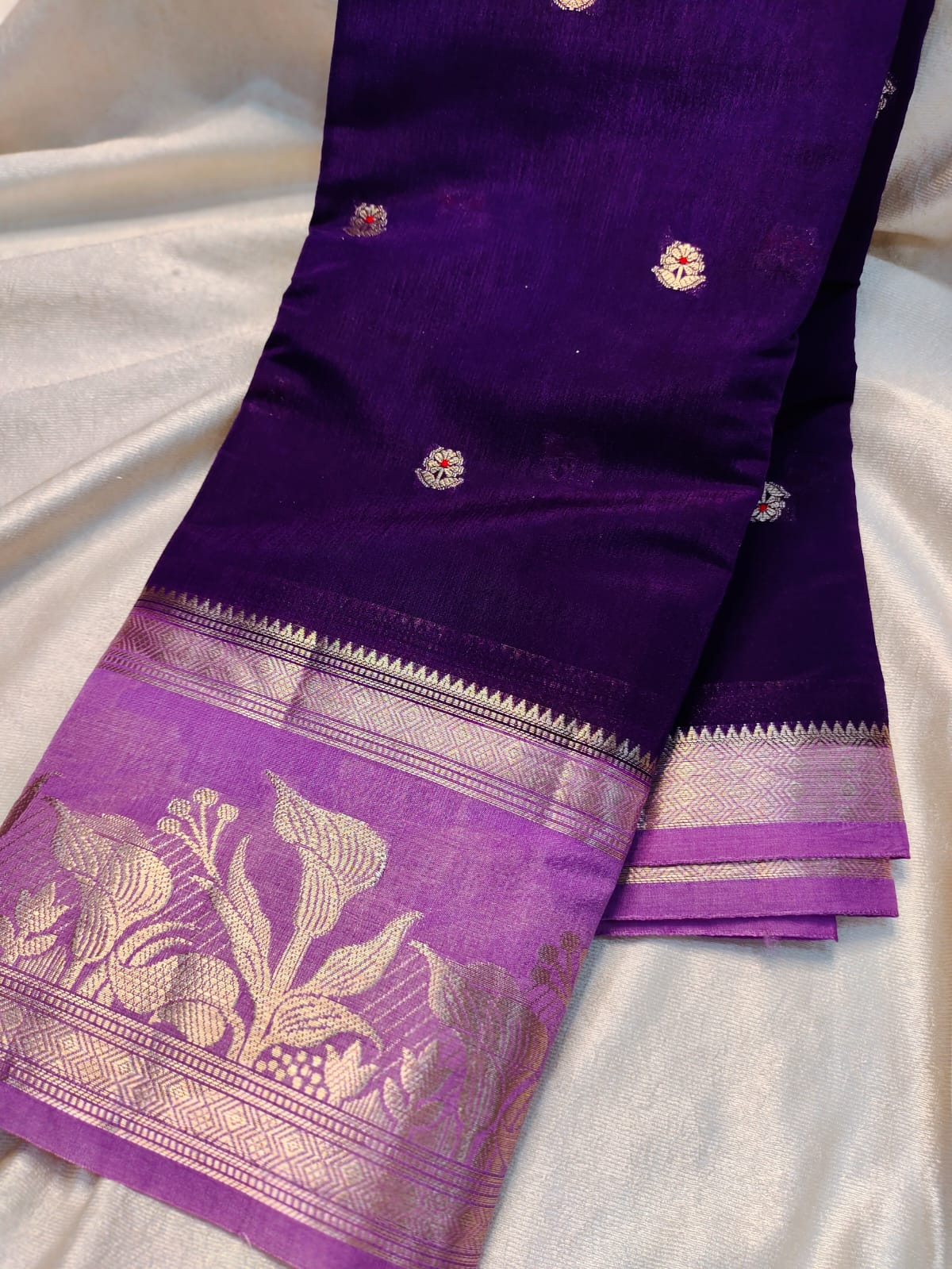 Green mango saree