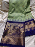 Ashadam gadwal silk saree