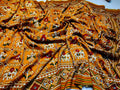 Spun patola silk