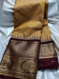 Ashadam gadwal silk saree