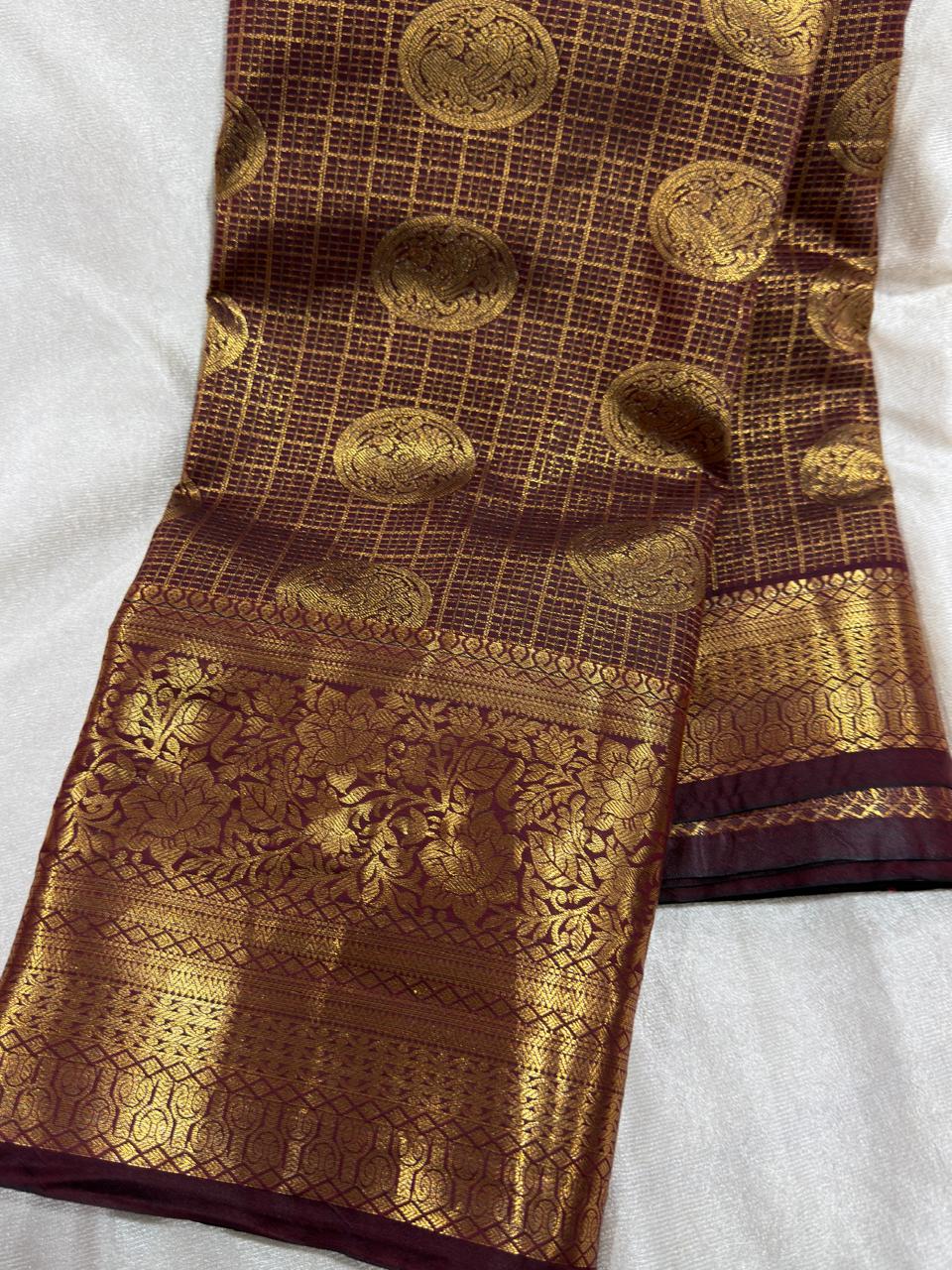 90% offer Kanchi pattu collection