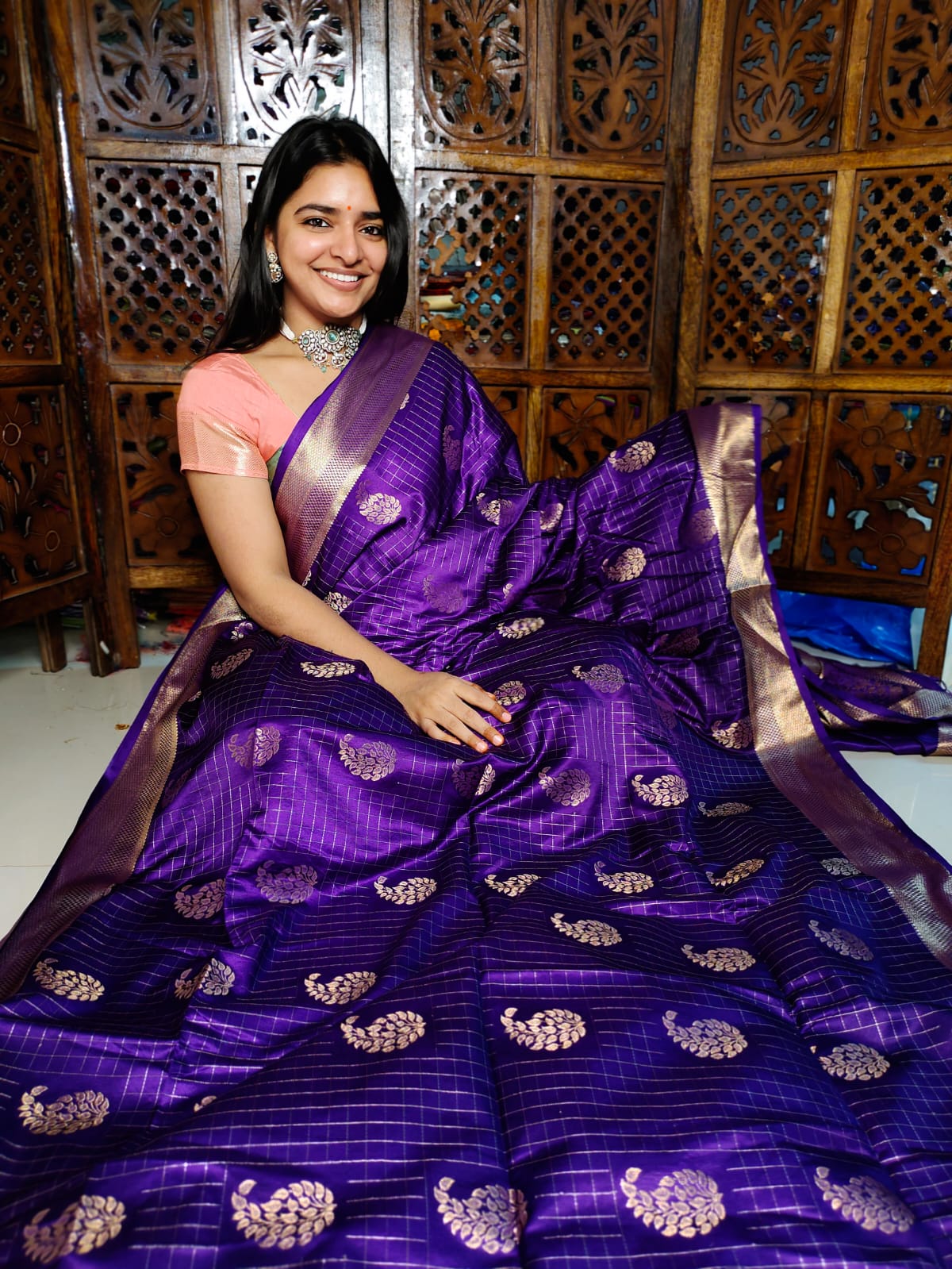 50% offer banarasi silk saree