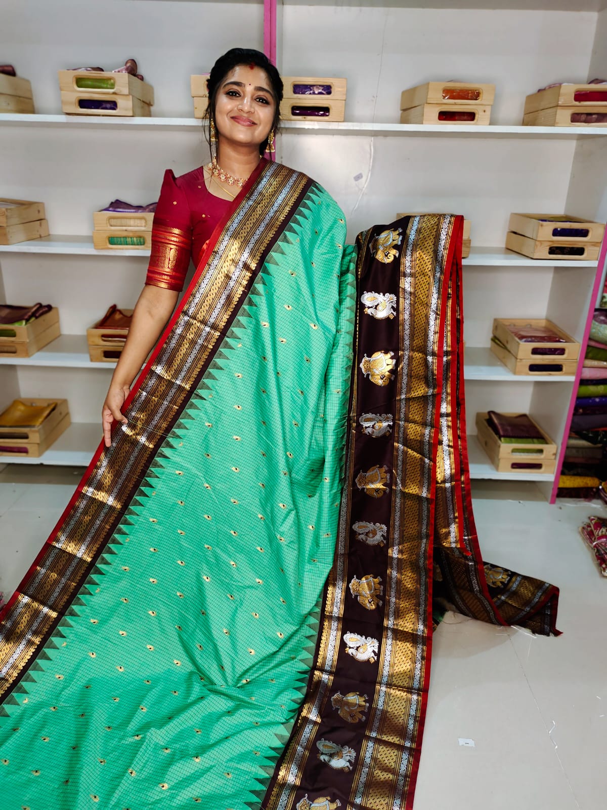 Primeme gadwal silk saree