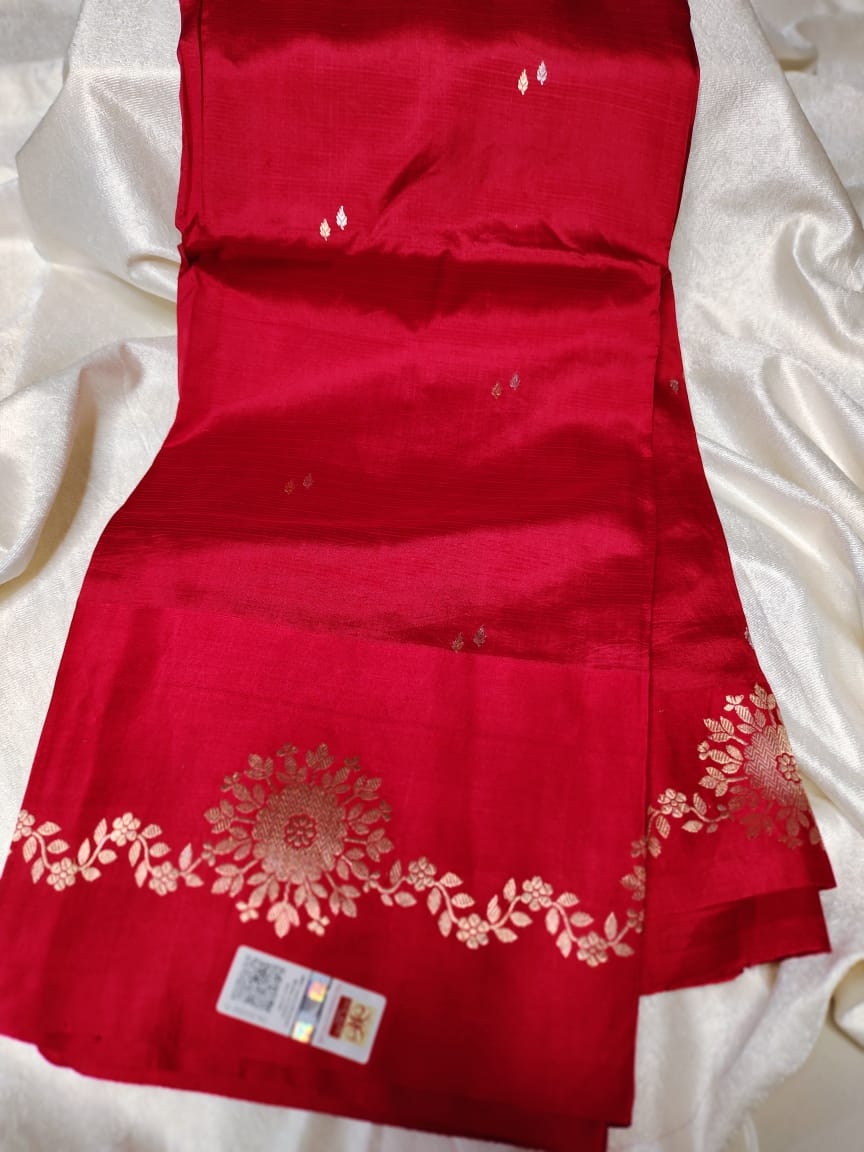 100% silk mark certified green Mango silk saree