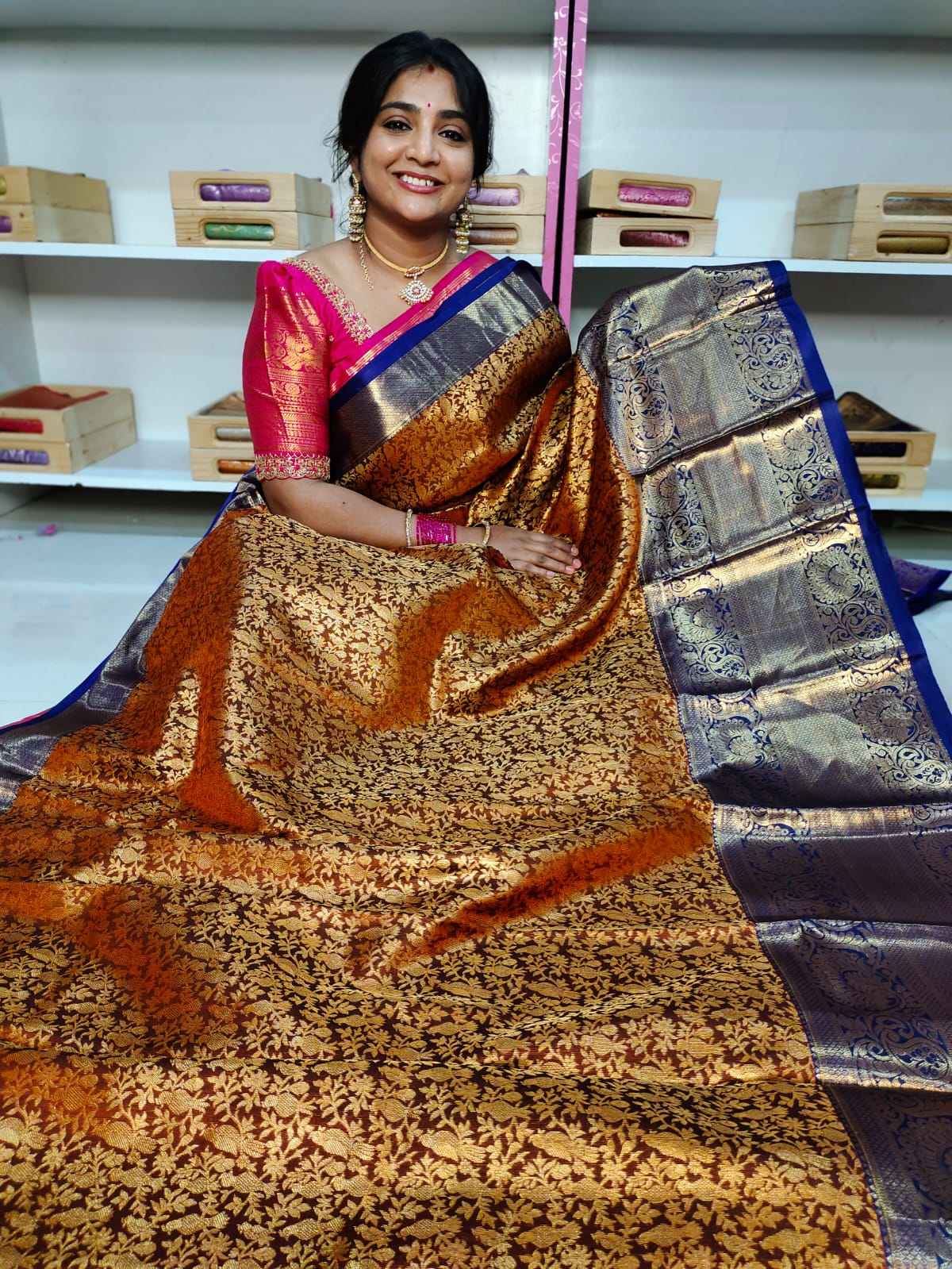 90% offer Kanchi pattu collection