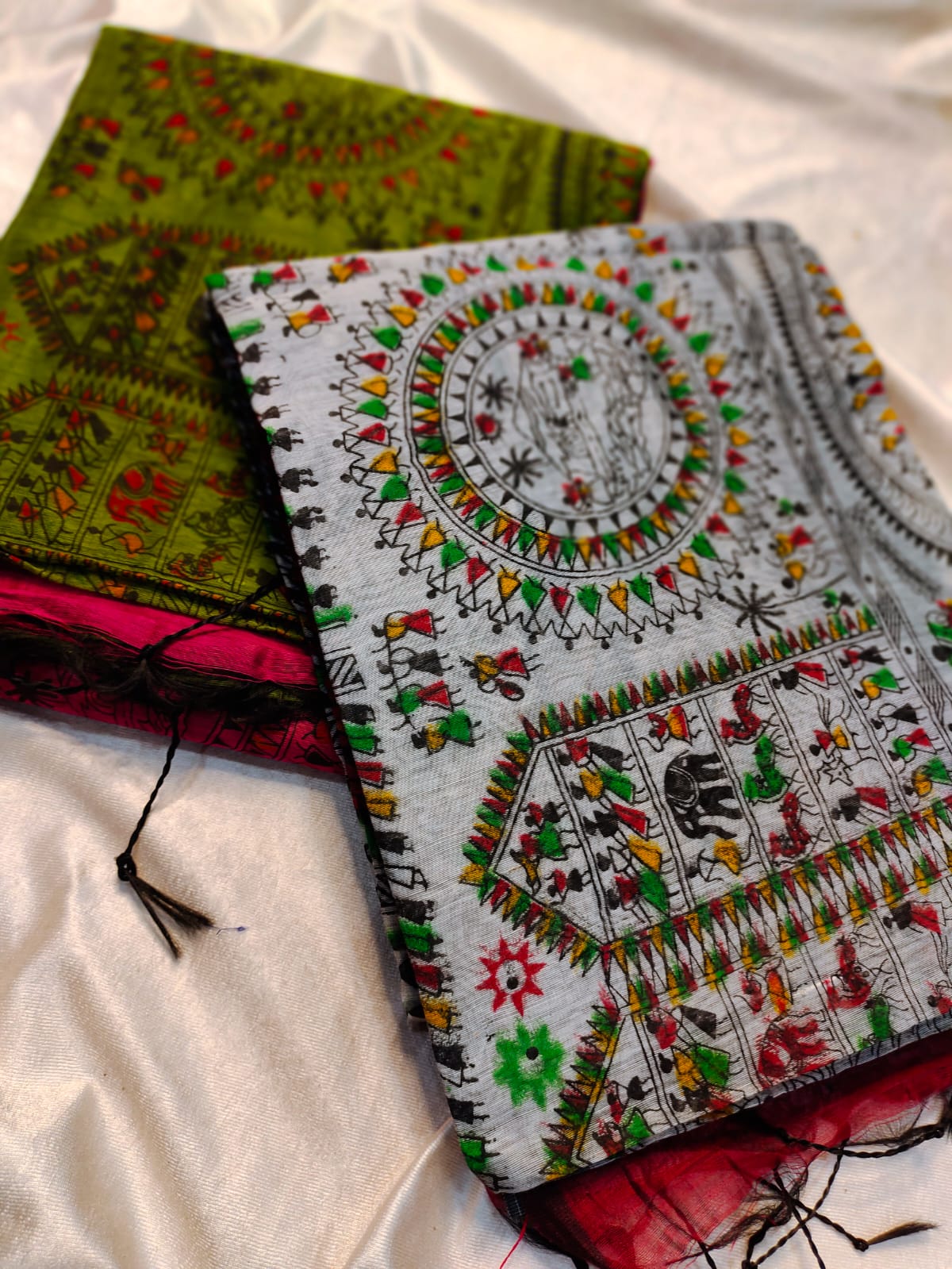 1+1 kadhi cotton saree