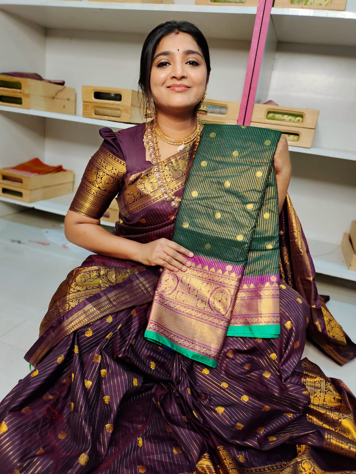 వితంగే గద్వాల్ సిల్క్ చీర
