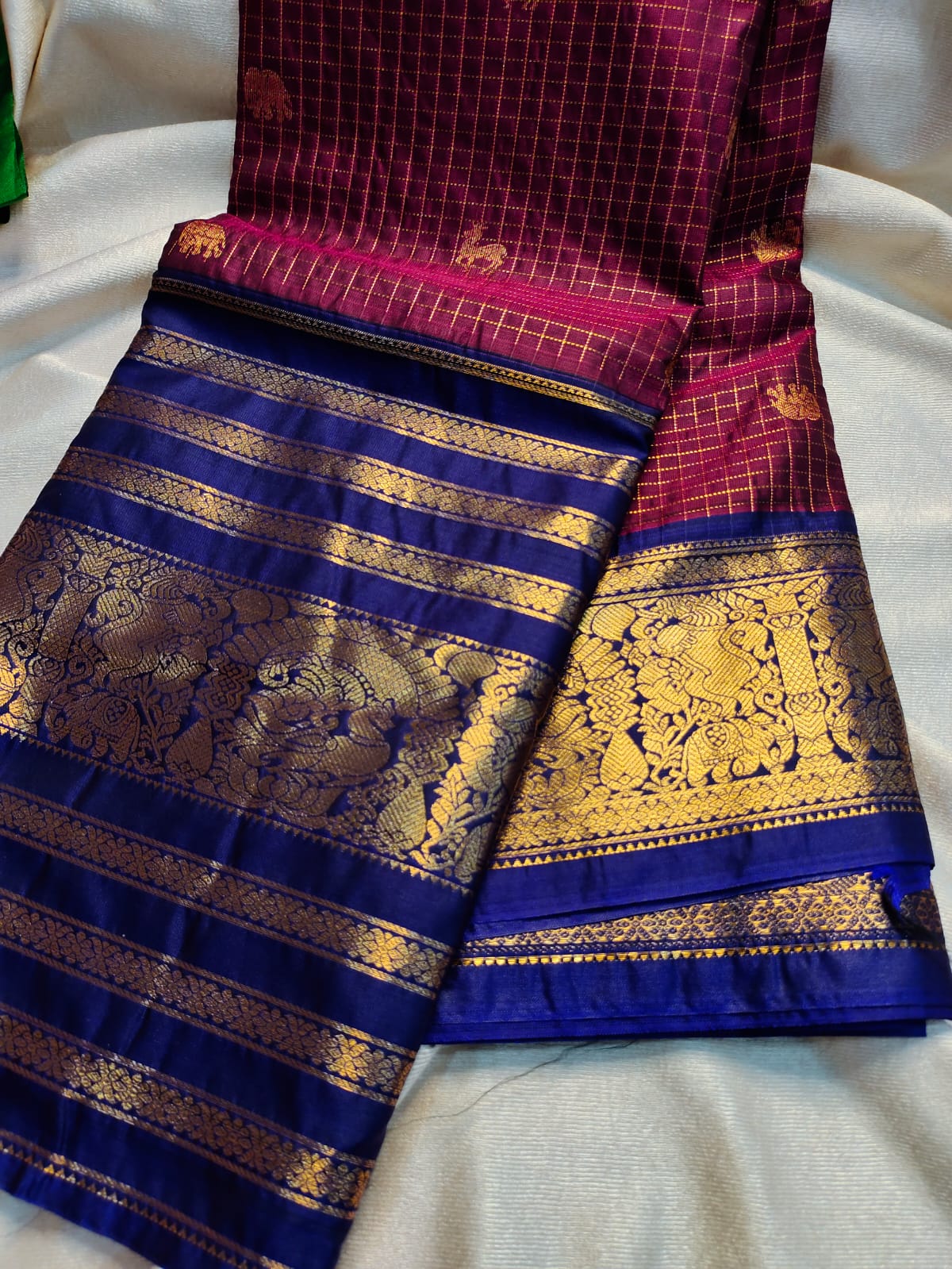 Vintage gadwal sarees