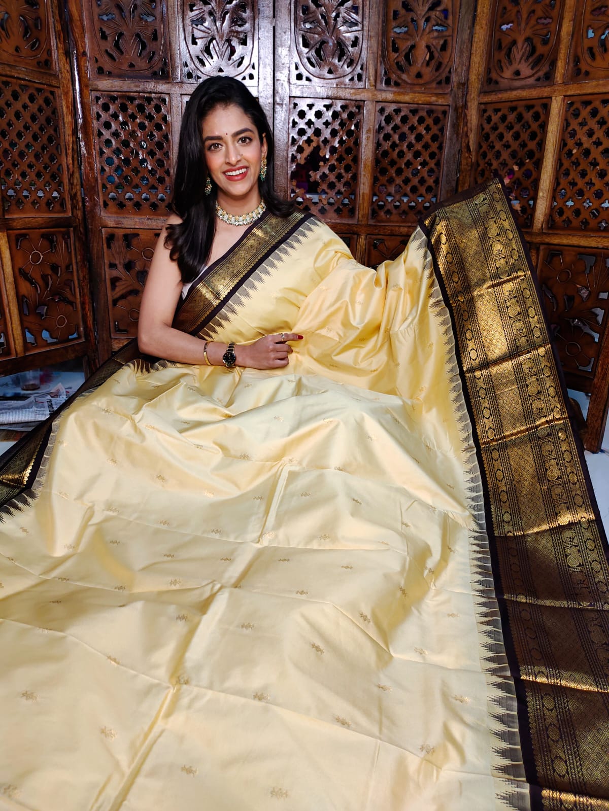 60% offer gadwal silk sarees