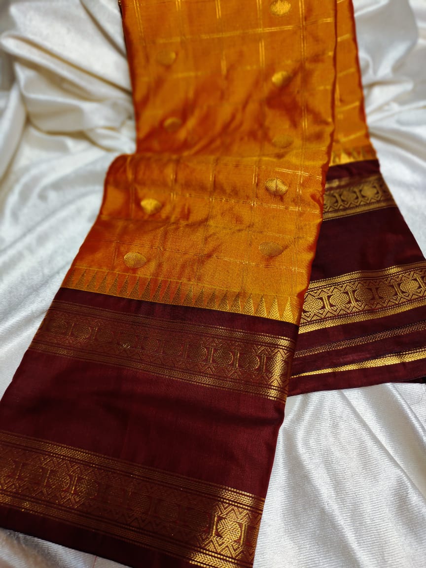 Vitange gadwal silk