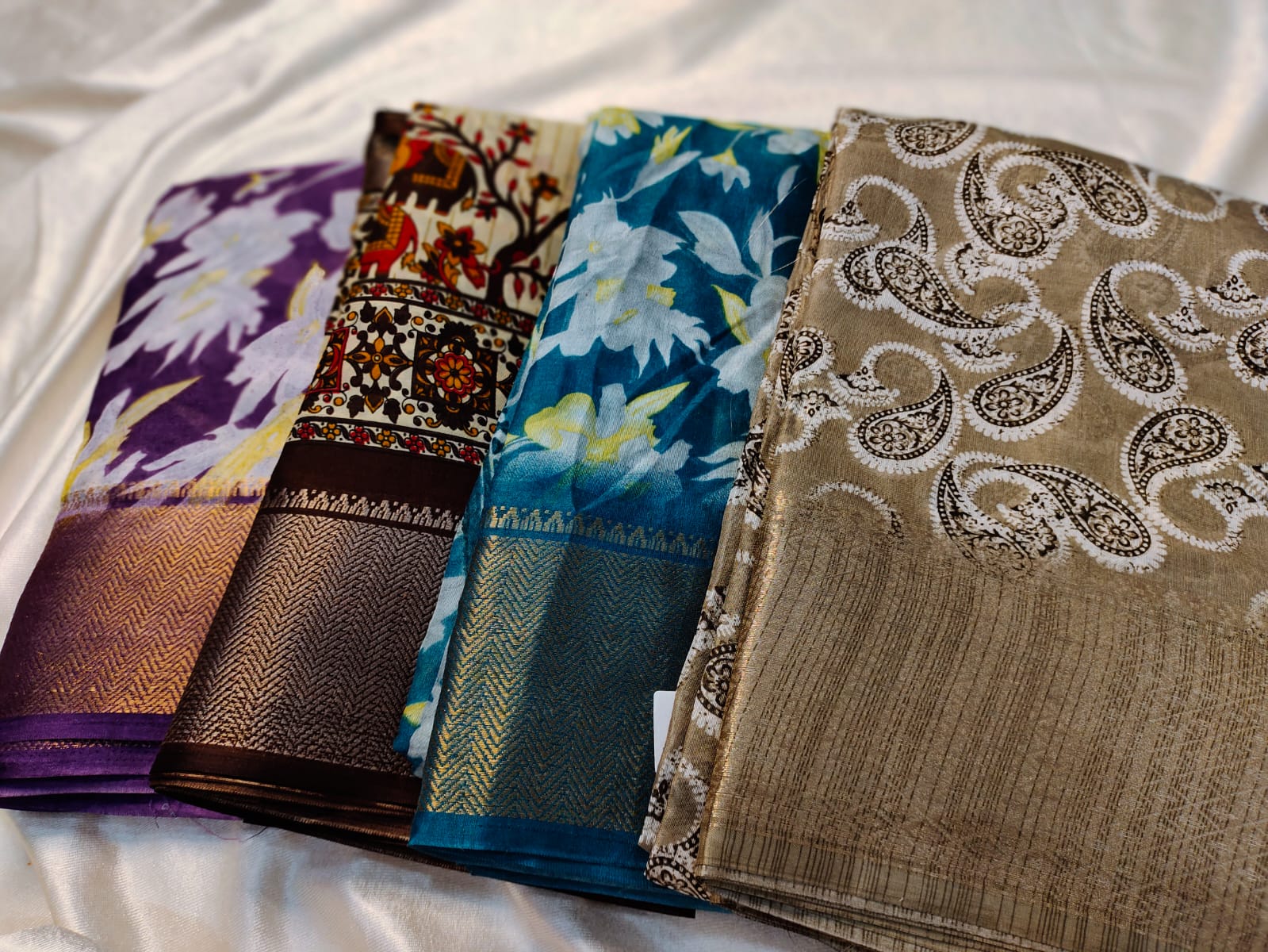1+3 dola silk saree