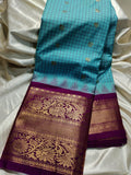 Ashadam gadwal silk saree