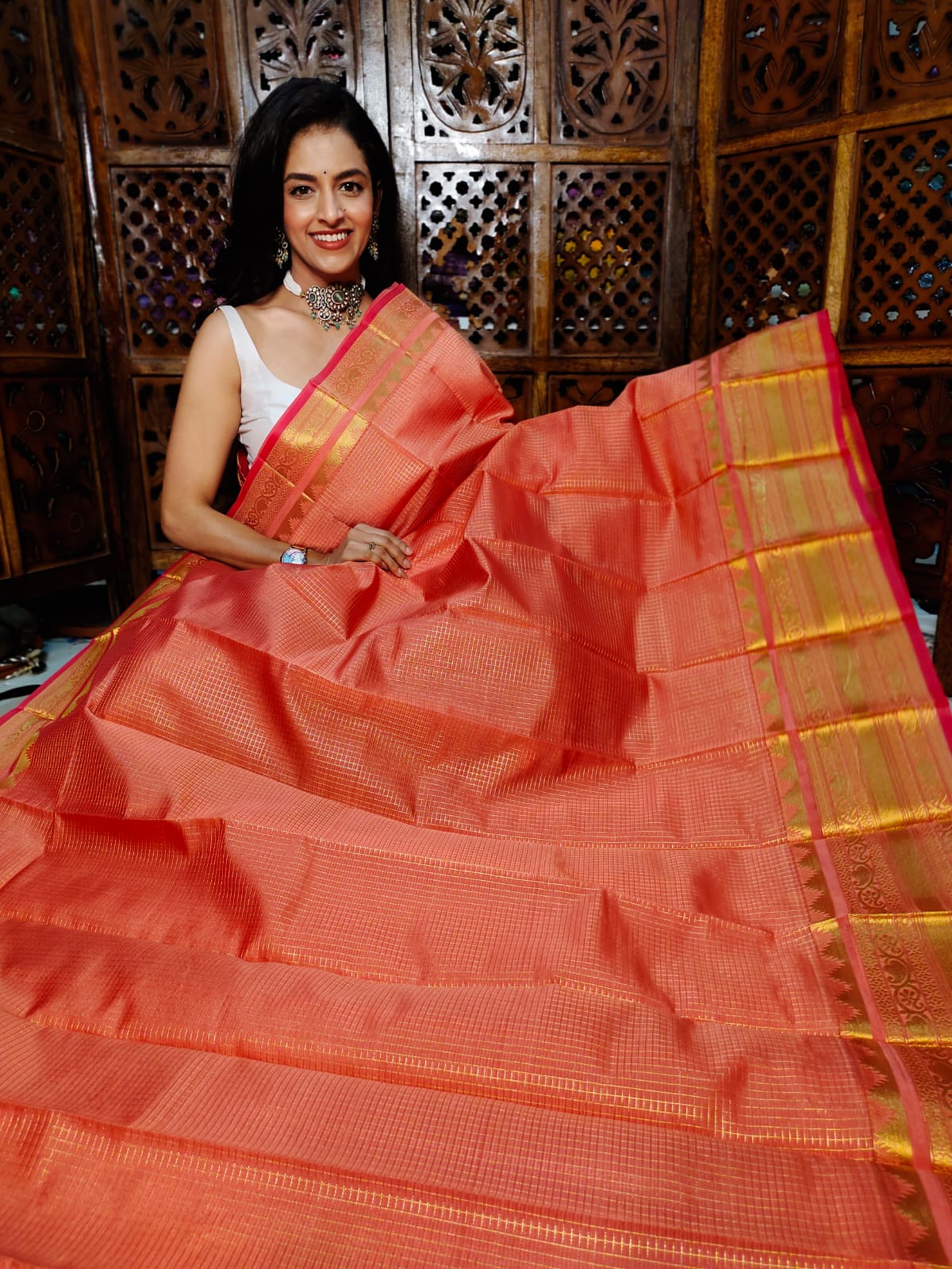50% offer banarasi silk saree