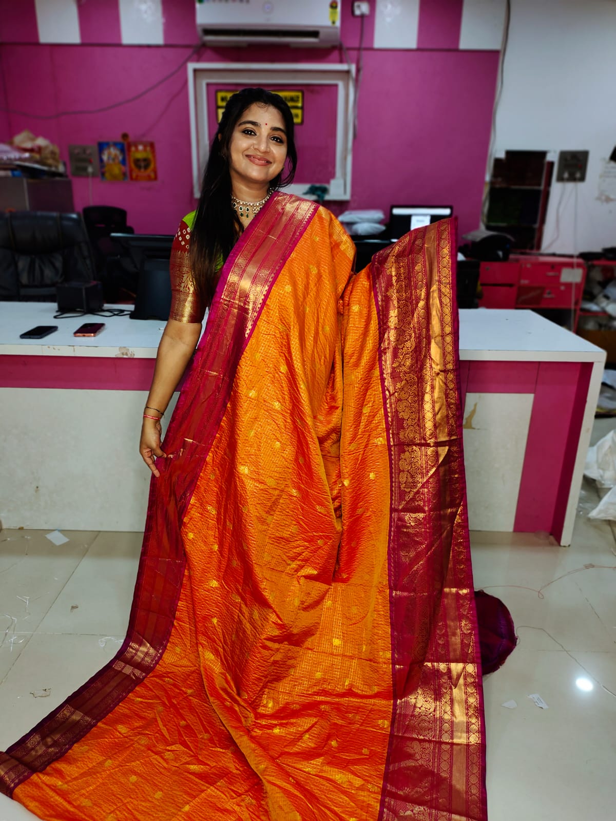 Vintage gadwal sarees