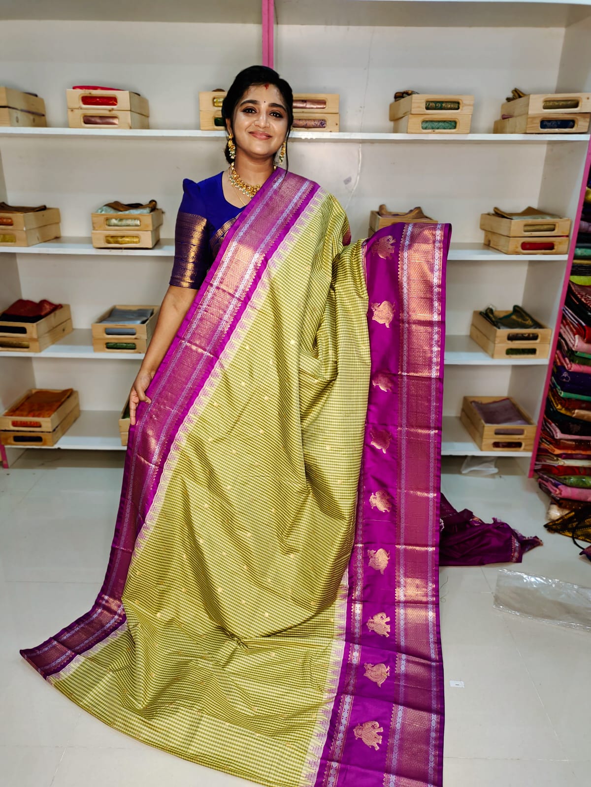 Primeme gadwal silk saree