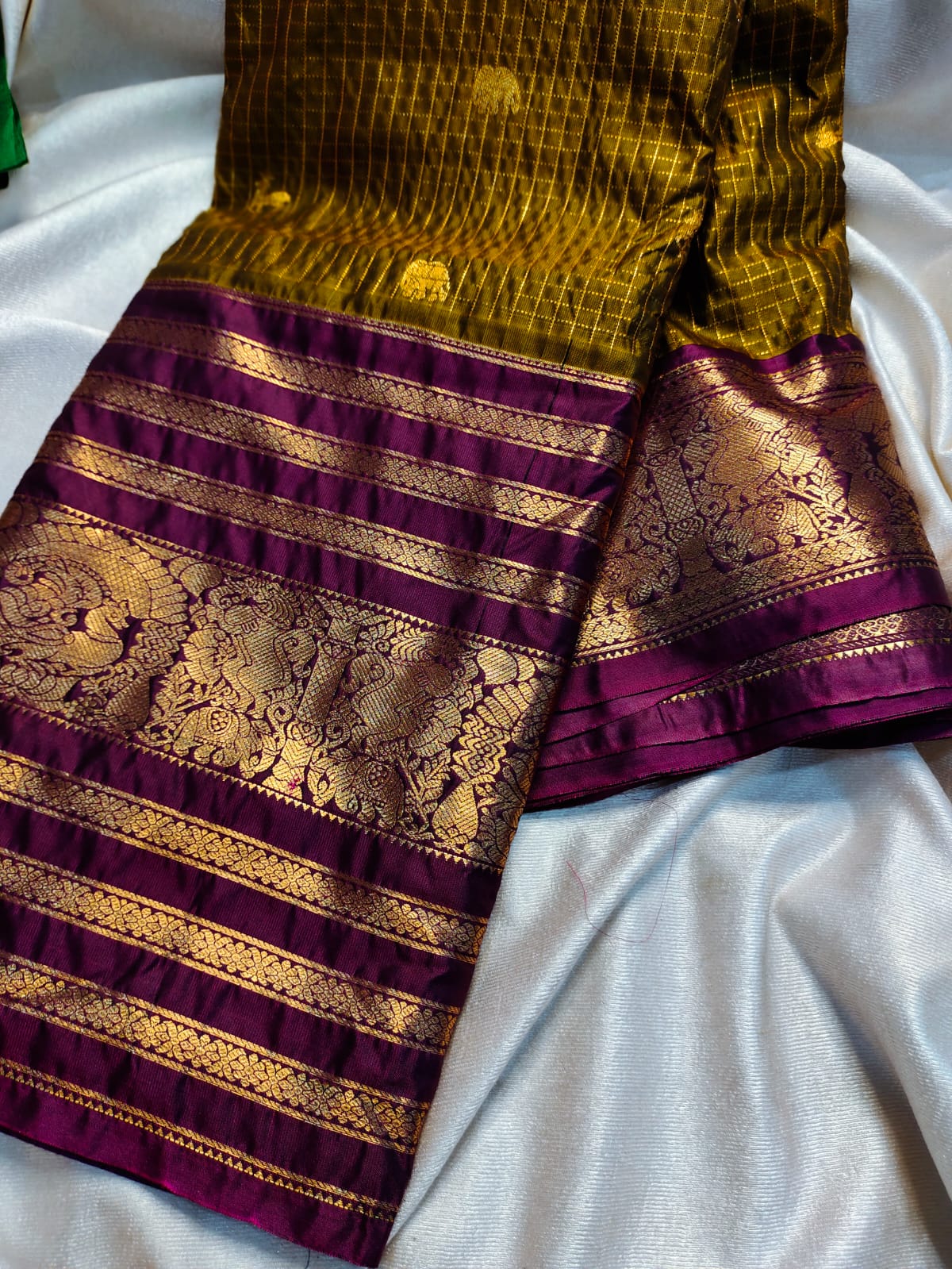 Vintage gadwal sarees