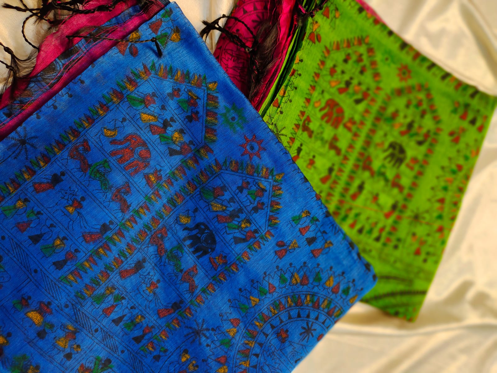1+1 kadhi cotton saree