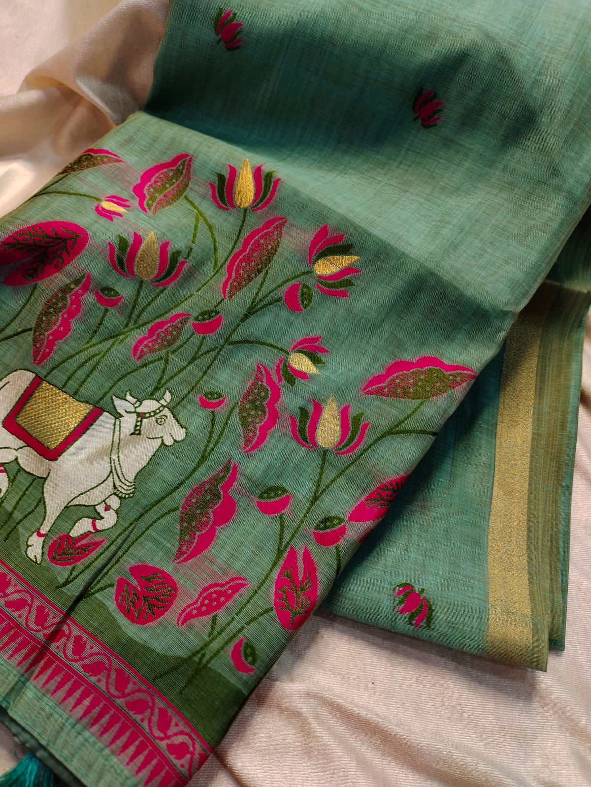 Chanderi jamdhani sarees