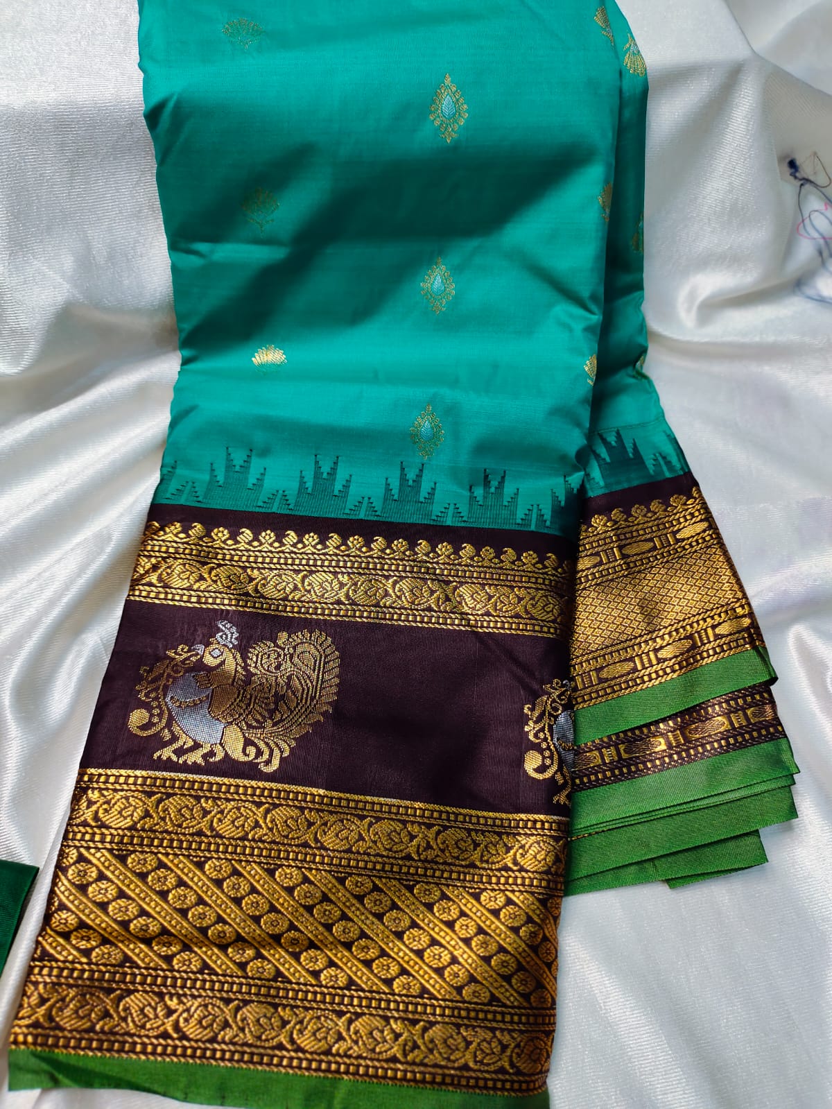 Vintage gadwal silks