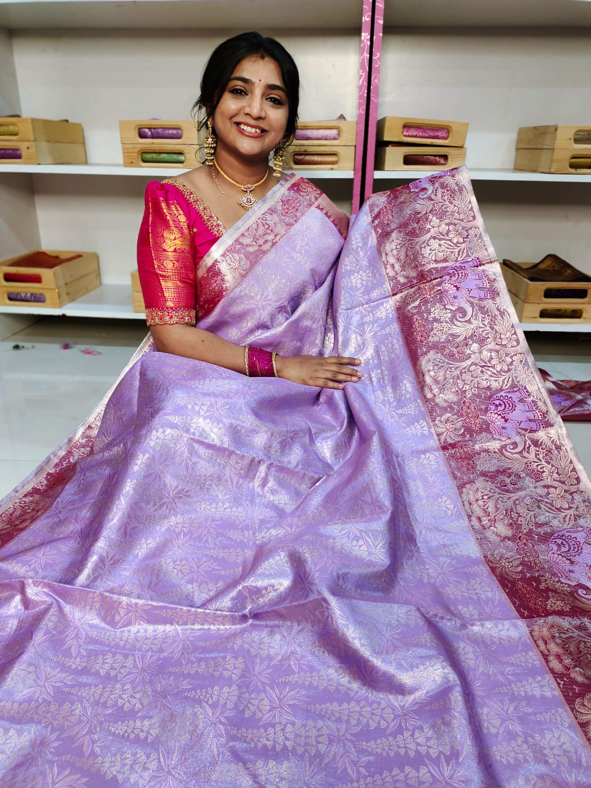 90% offer Kanchi pattu collection