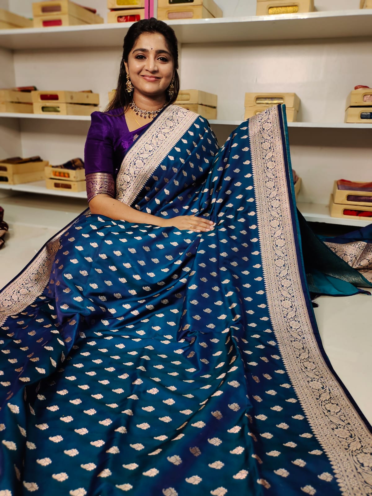 Katan banarasi silk
