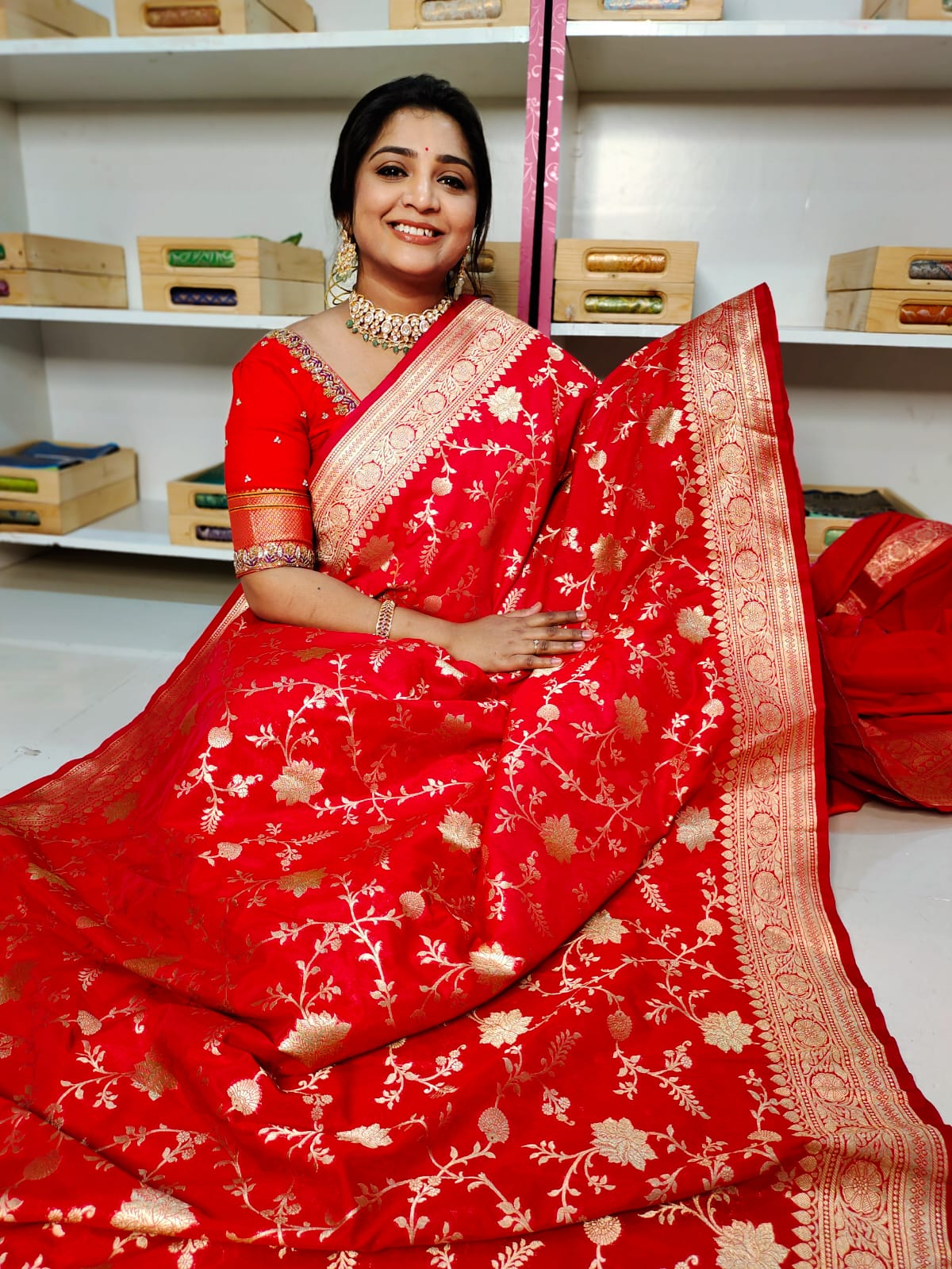 80% Katan banarasi sarees