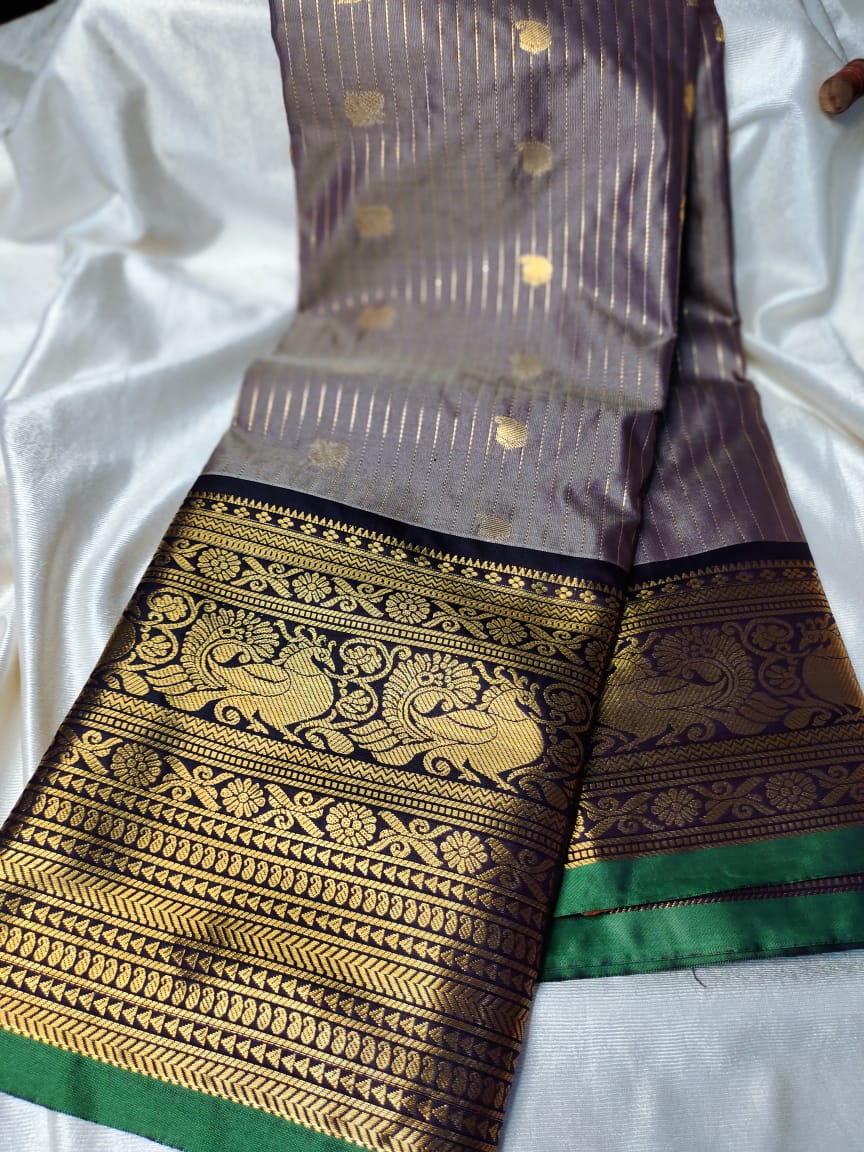 Vitange gadwal silk