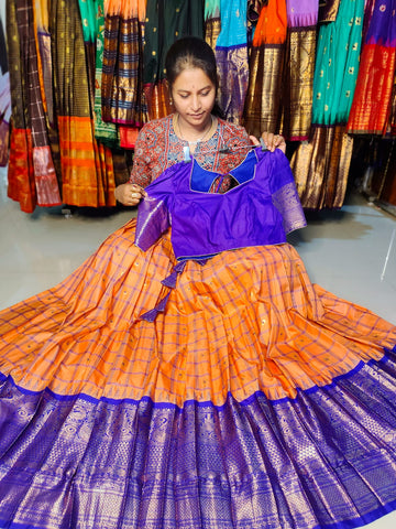 Gadwal sale lehangas