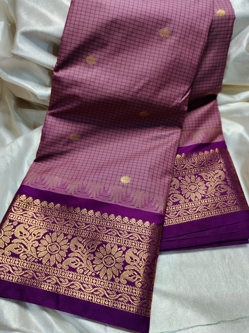 Ashadam gadwal silk saree